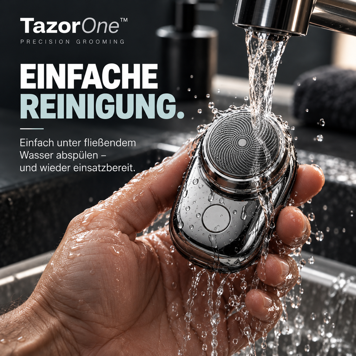 TazorOne™ – Der Rasierer, der nicht stumpf wird