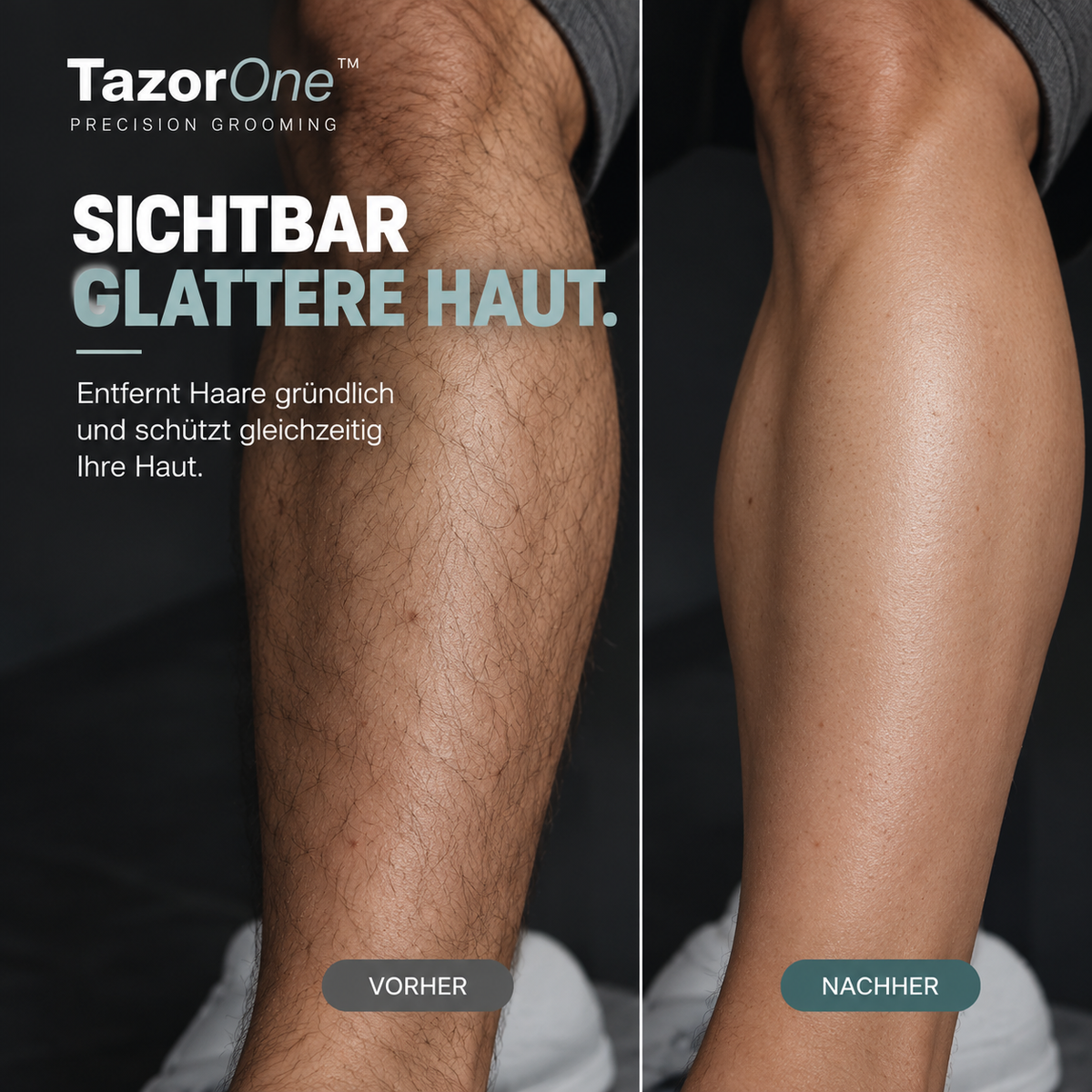 TazorOne™ – Der Rasierer, der nicht stumpf wird