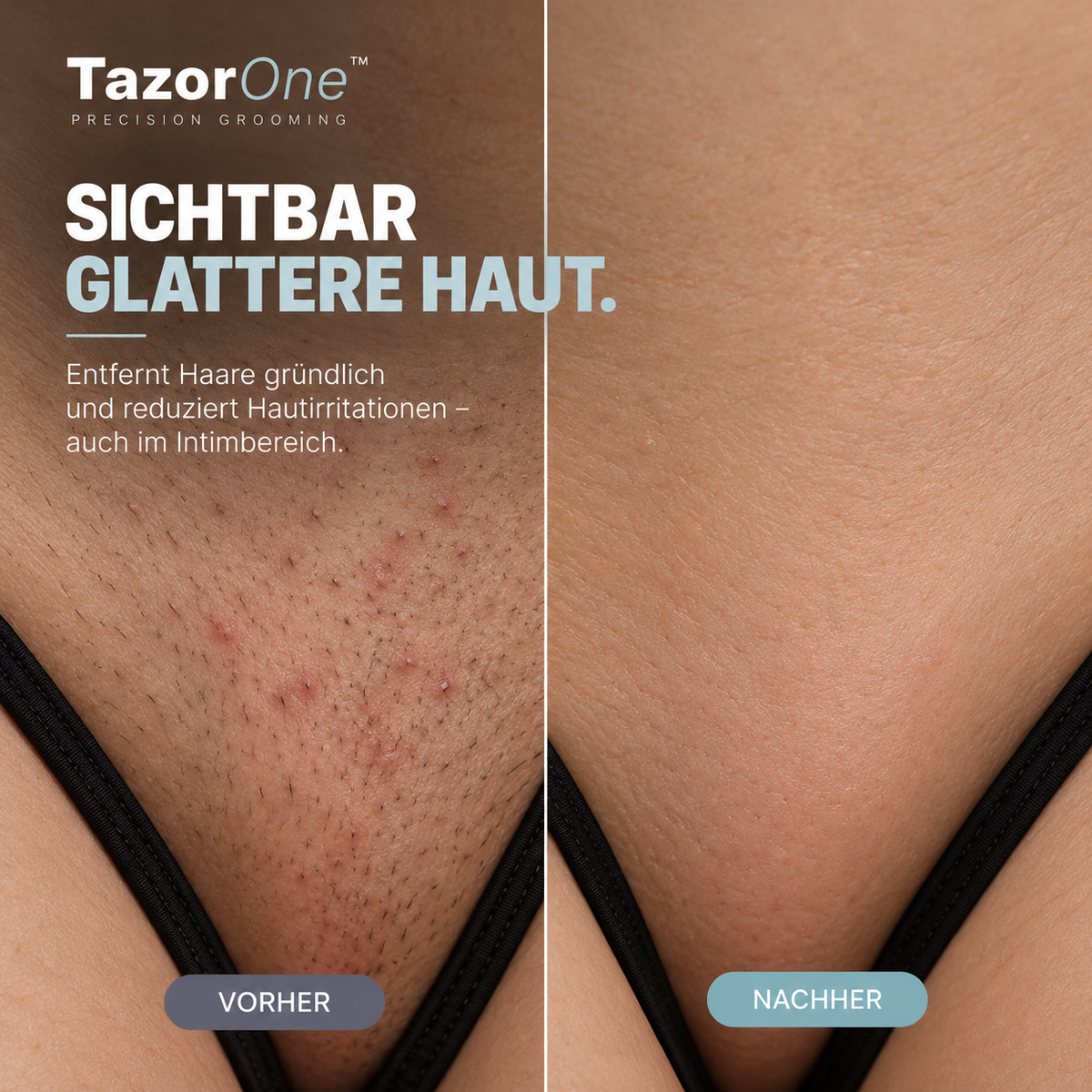 TazorOne™ – Der Rasierer, der nicht stumpf wird